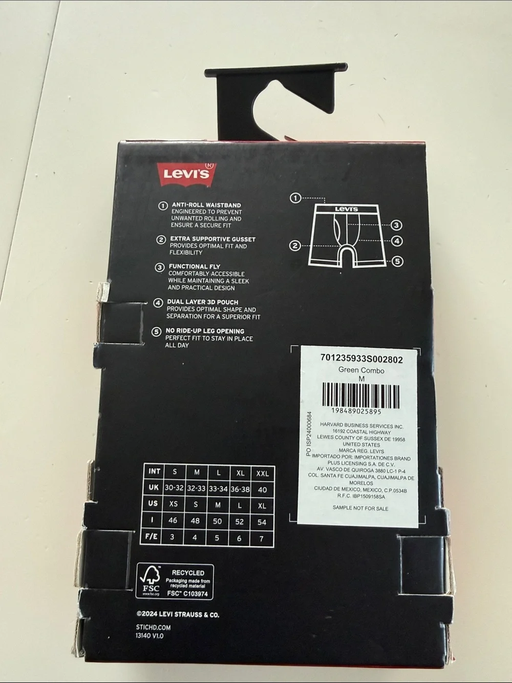 New with Tags 2 - 2 Pack Levi’s Boxer Briefs Size M